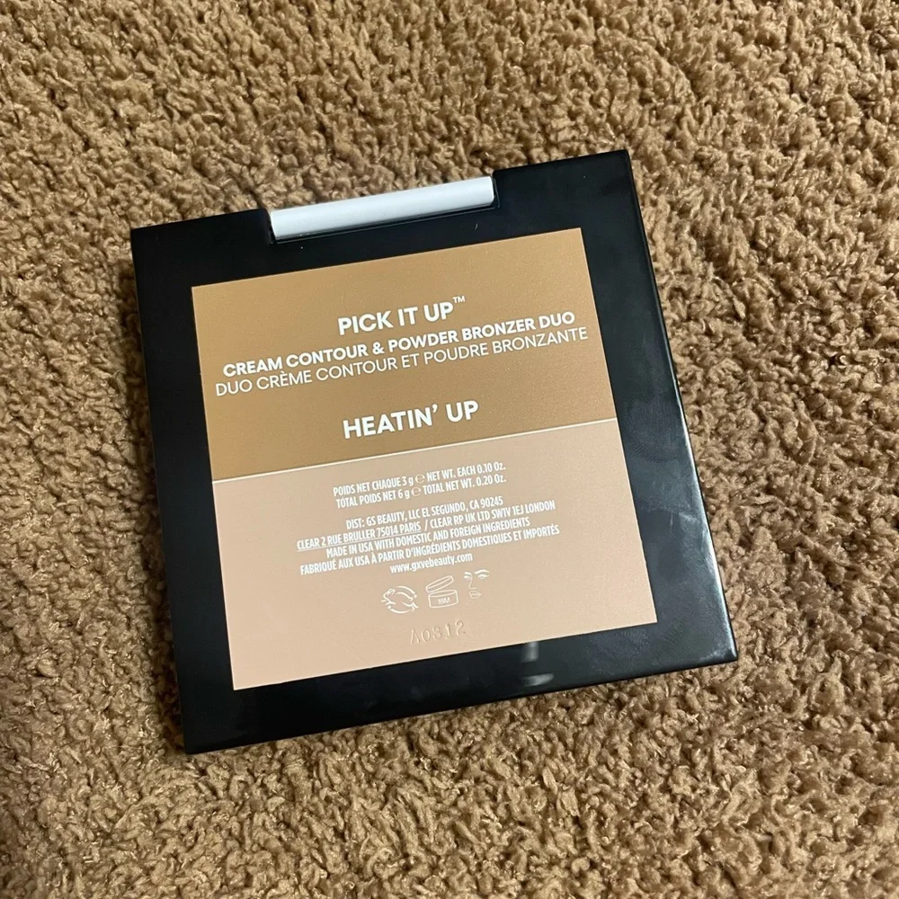 Gxve Beauty Pick It Up Cream Contour & Powder Bronzer Duo Heatin’ Up